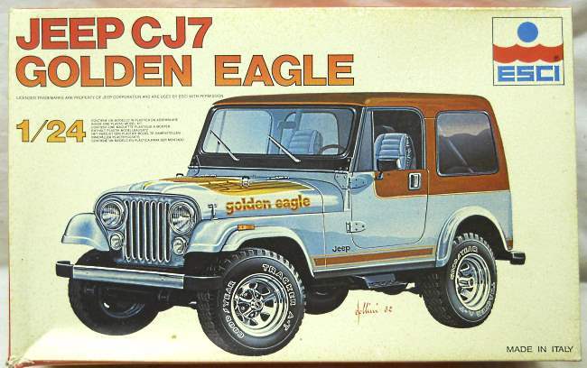 ESCI 1/24 Jeep CJ7 Golden Eagle, 3035 plastic model kit